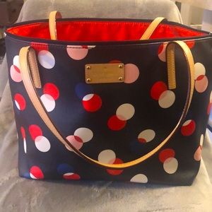 Kate spade polka dot tote